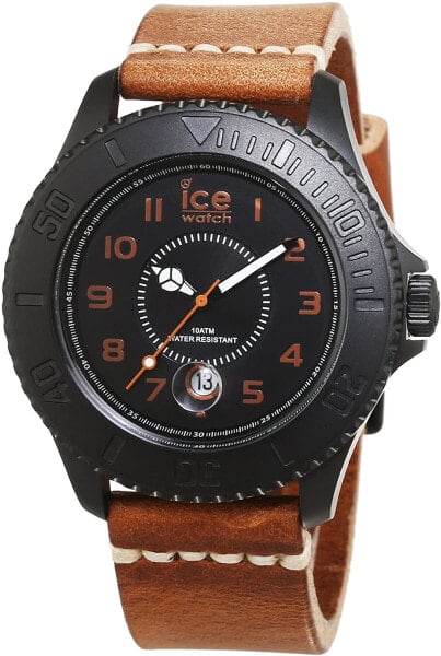 Ice-Watch Herren-Armbanduhr Analog Quarz Leder HE.LBN.BM.B.L.14