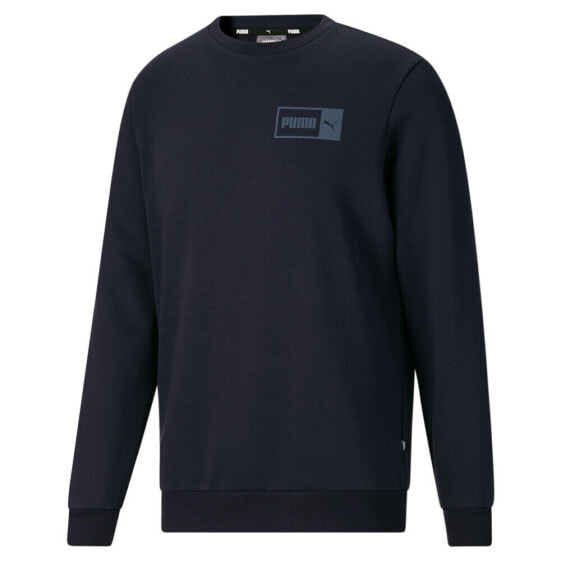 Puma Split Graphic Crew Neck Sweatshirt Mens Size S 67383743