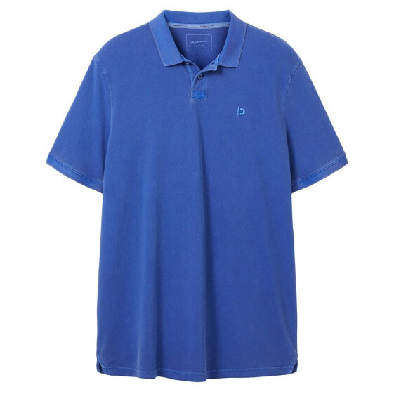 TOM TAILOR Overdyed short sleeve polo