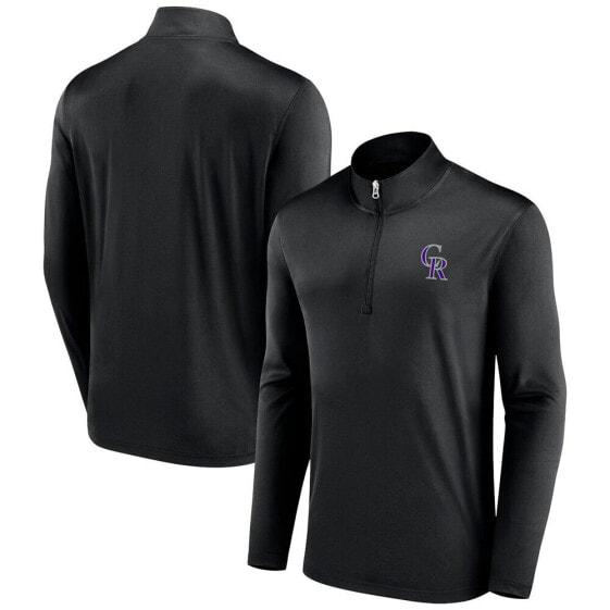 Men's Colorado Rockies Underdog Mindset Quarter-Zip Jacket