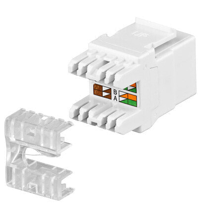 Wentronic Keystone Cat5 UTP LSA - White