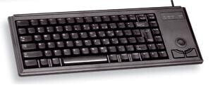 Cherry Slim Line G84-4420 - Keyboard - 500 dpi Optical - 84 keys QWERTY - Black