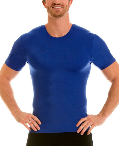 Men's Big & Tall Compression Activewear Short Sleeve Crewneck T-shirt