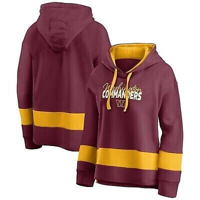 NFL Washington Commanders Women's Halftime Adjustment Long Sleeve Fleece Hooded