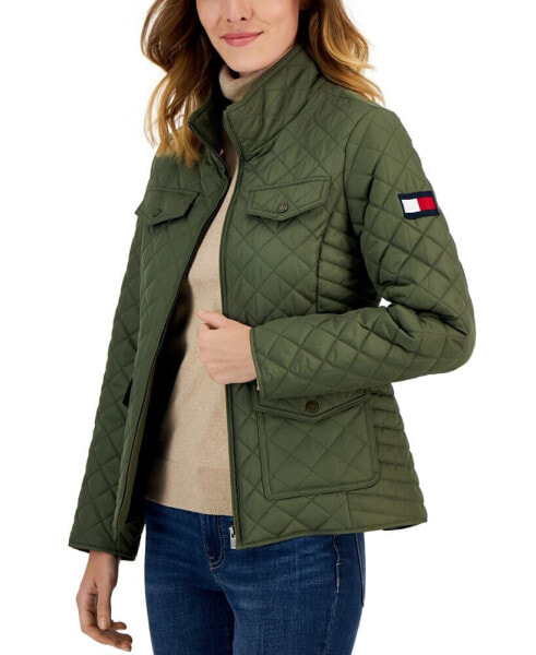 Women's Quilted Zip-Up Jacket