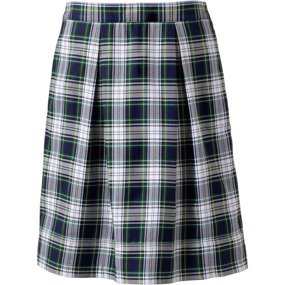 Юбка Lands' End School Plaid Pleated Skort