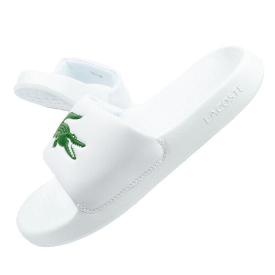 Шлепанцы женские Lacoste Serve Slide [02082] белые