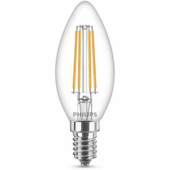 Светодиодная лампочка-свеча Philips Холодный белый E14
