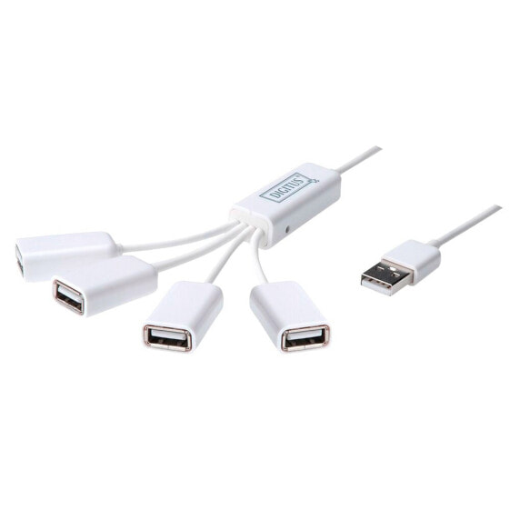 DIGITUS Slim Spider USB-Hub USB Cable