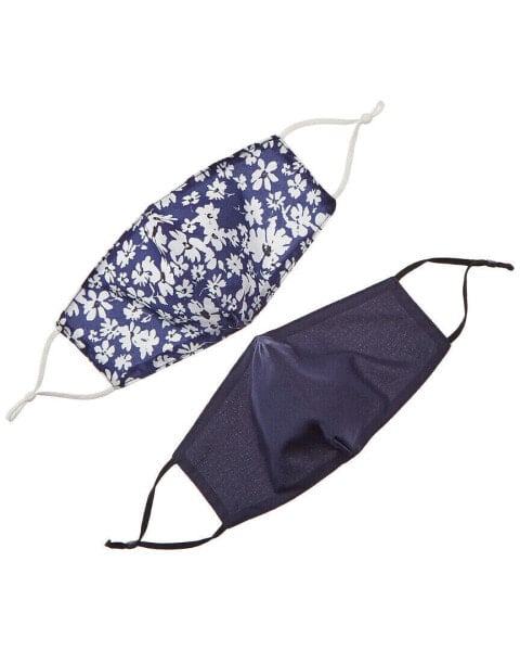 Marcus Adler Set Of 2 Cloth Face Masks Women's Blue