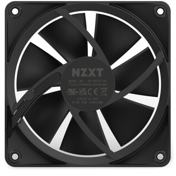 NZXT F120 RGB - Fan - 12 cm - 500 RPM - 1800 RPM - 27.5 dB - 50.18 cfm