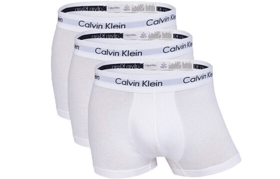 Трусы мужские Calvin Klein 3 шт. белого цвета U2664-100