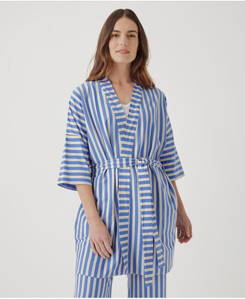 Пижама PACT Staycation с коротким халатом для женщин