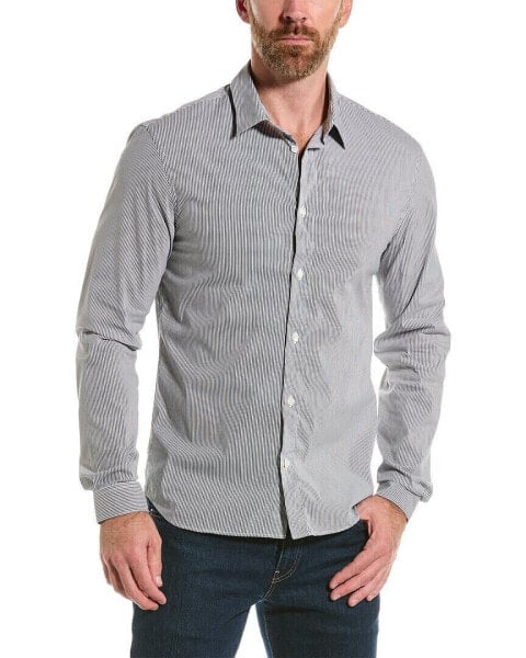 The Kooples Slim Fit Shirt Men's Grey S