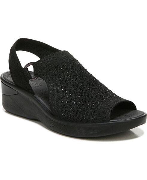 Star Bright Washable Wedge Slingbacks