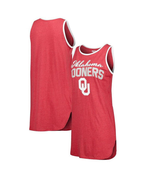 Women's Crimson Oklahoma Sooners Tank Nightshirt