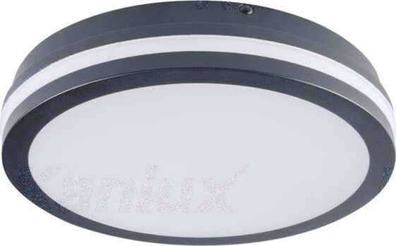 Светильник потолочный Kanlux Plafoniera LED с датчиком движения BENO 24W NW-O-SE GR 1920lm 4000K IP54 33345