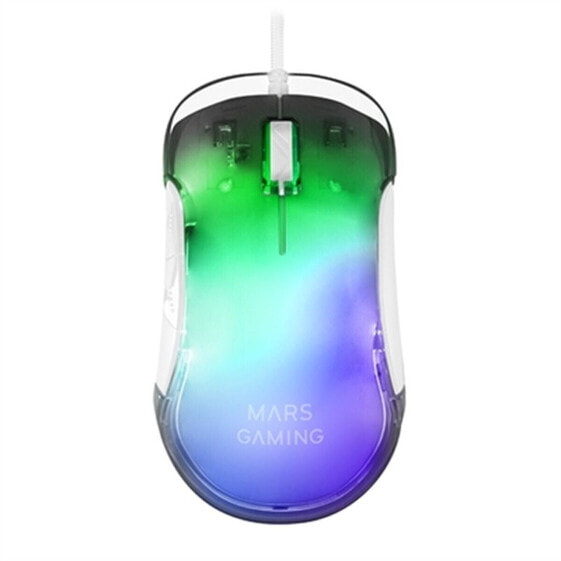 Mouse Mars Gaming MMGLOW 12800 dpi White