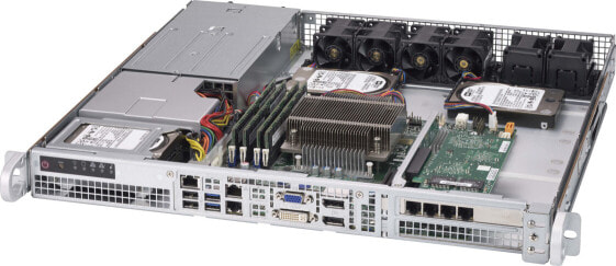 Supermicro CSE-515-R407 - Rack - Server - Silver - Fan fail - HDD - LAN - Power - System - Platinum Level Certified USA - UL listed - FCC Canada - CUL listed Germany - TUV Certified... - 400 W