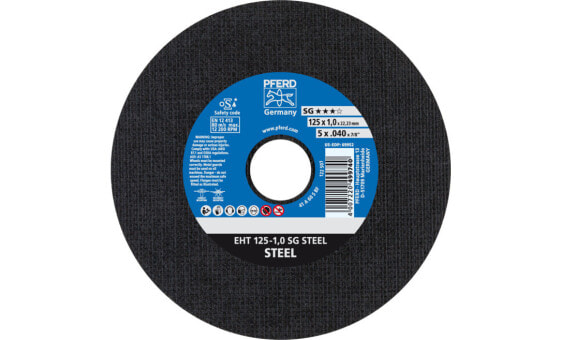 PFERD Sg Steel 61341082 Trennscheibe gerade 125 mm 22.23 25 St.