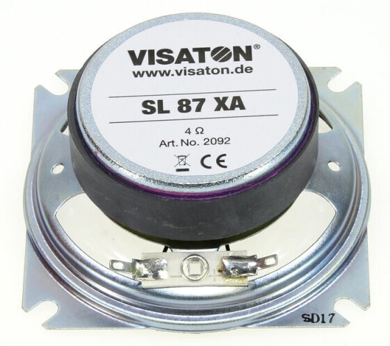 Встраиваемая акустика Visaton SL 87 XA 3.3 дюйма 8 см 20 Вт 4?