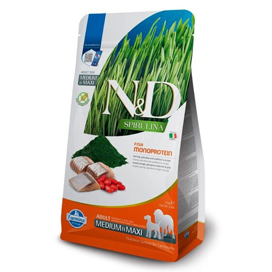 FARMINA N&D Spirulina Herring Adult Med/Maxi 2kg Dog Food