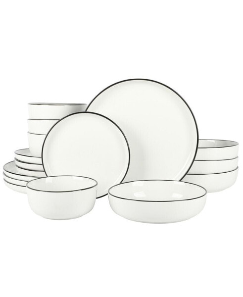 Oslo 16 Piece Dinnerware Set, Service for 4