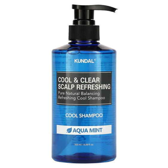 Kundal, Освежающий шампунь Cool & Clear для кожи головы, вода с мятой, 500 мл (16,9 жидк. Унции)