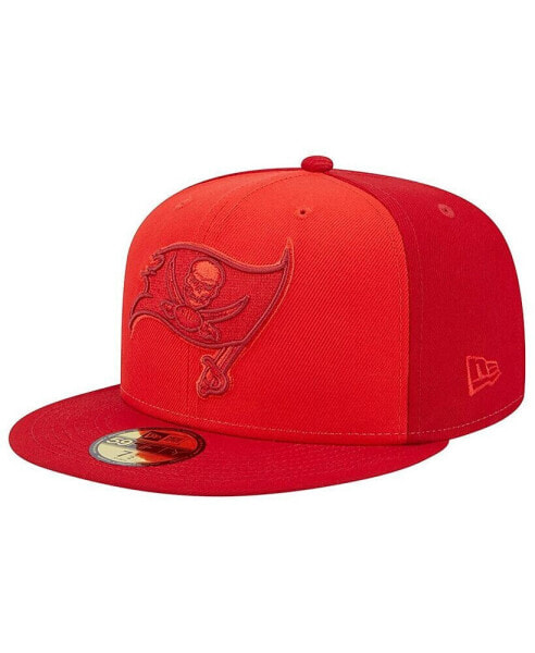 Men's Red Tampa Bay Buccaneers Tri-Tone 59FIFTY Fitted Hat