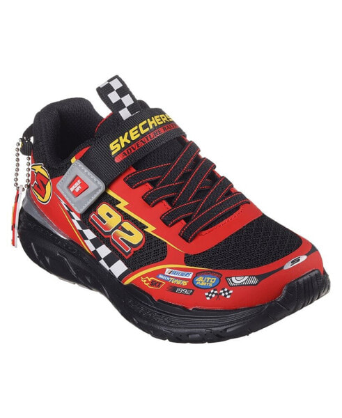 Little Boys Skech Tracks Fastening Strap Casual Sneakers from Finish Line