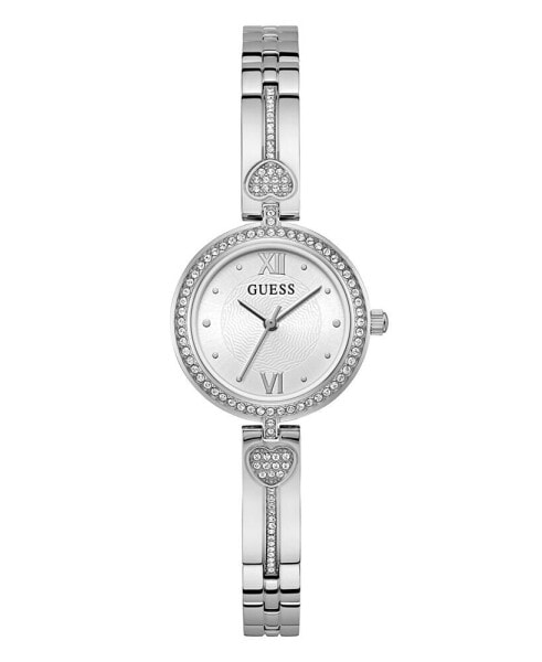 Women's Analog Silver-Tone Stainless Steel Watch 27mm