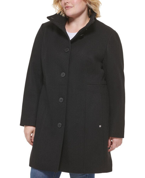 Womens Plus Size Walker Coat, Created for Macys