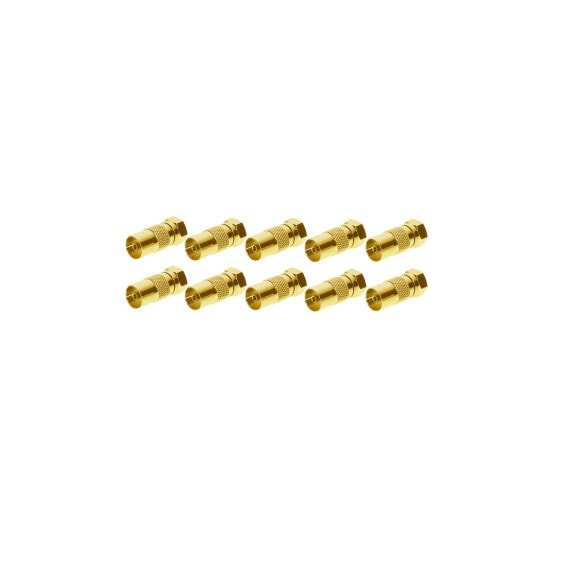 ShiverPeaks BS85321-10G, IEC, IEC, F, Male, Female, Gold