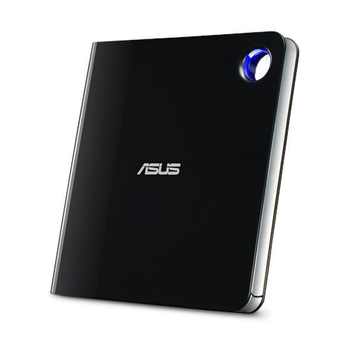 ASUS SBW-06D5H-U - Black - Silver - Tray - Desktop/Notebook - Blu-Ray RW - USB 3.1 Gen 1 - 80,120 mm