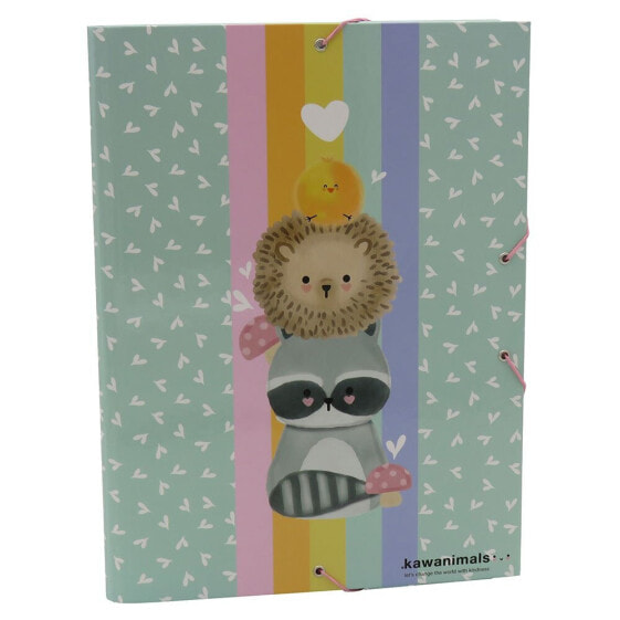 KAWANIMALS A4 3-Flaps Binder Forest Collection