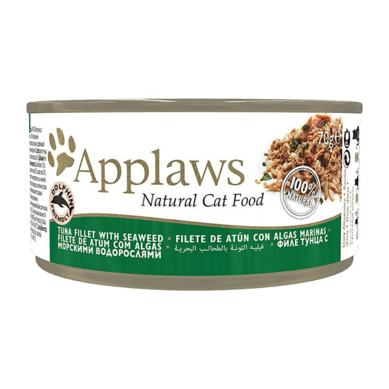 APPLAWS Tuna With Seaweed 24x70g Wet Cat Food