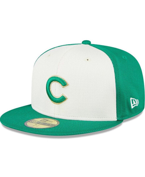 Men's White, Green Chicago Cubs 2024 St. Patrick's Day 59FIFTY Fitted Hat