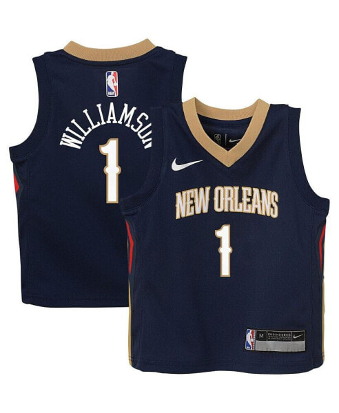 Little Boys and Girls Zion Williamson Navy New Orleans Pelicans Swingman Player Jersey - Icon Edition