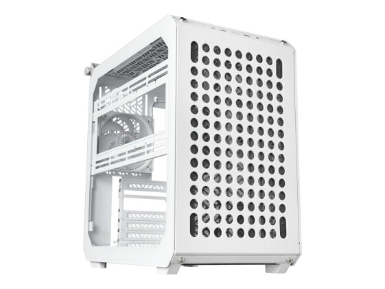 Cooler Master QUBE 500 Flatpack White Small High Airflow Mid-Tower ATX Customiza