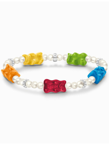 Thomas Sabo A2153-052-7-L15 Goldbears Pearl Bracelet colourful 15 cm