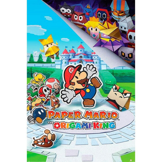 NINTENDO MERCHANDISING Super Mario The Origami King Poster