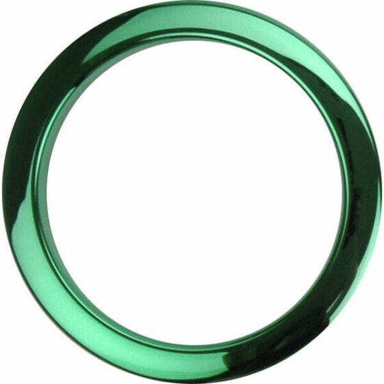 Bass Drum O's 4" Green Chrome round HCG4