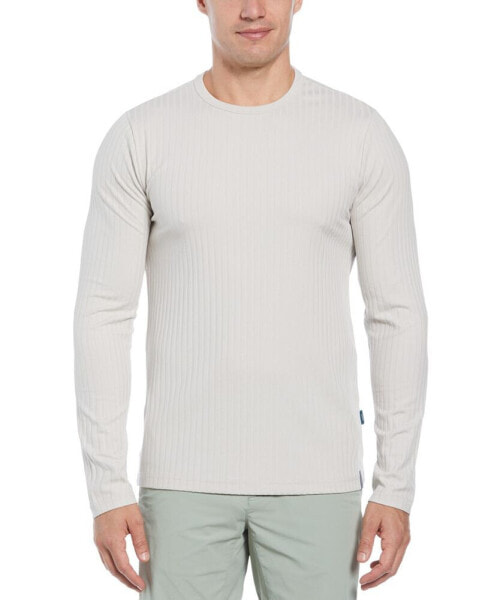 Men's Regular-Fit Ribbed Crewneck Shirt