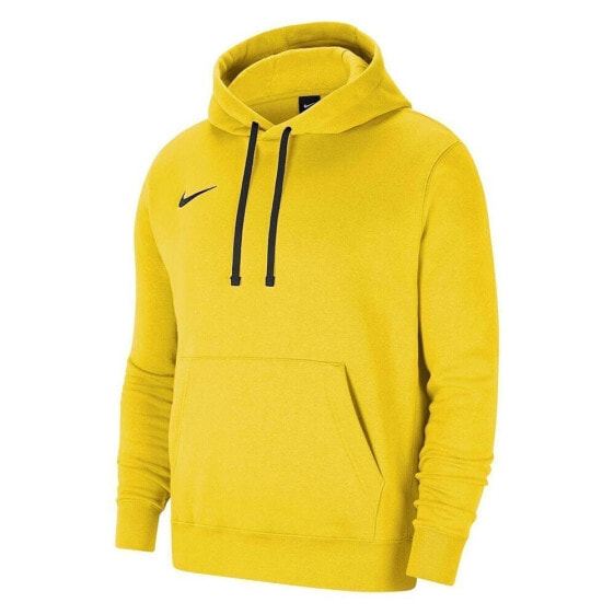 Мужское худи с капюшоном спортивное желтое с логотипом Nike Club 20 Hoodie