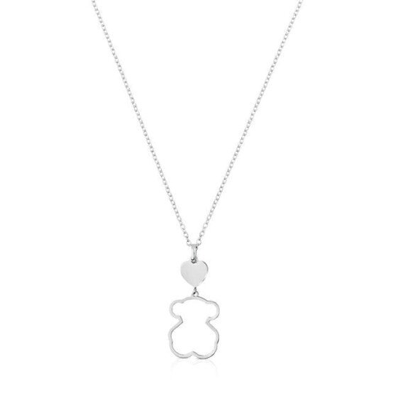 Charming silver necklace New Silueta 1000118300 (chain, pendant)