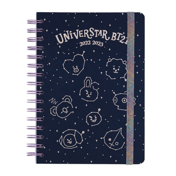 BT21 22/23 A5 Academic Diary Week To View 12 Months Diary