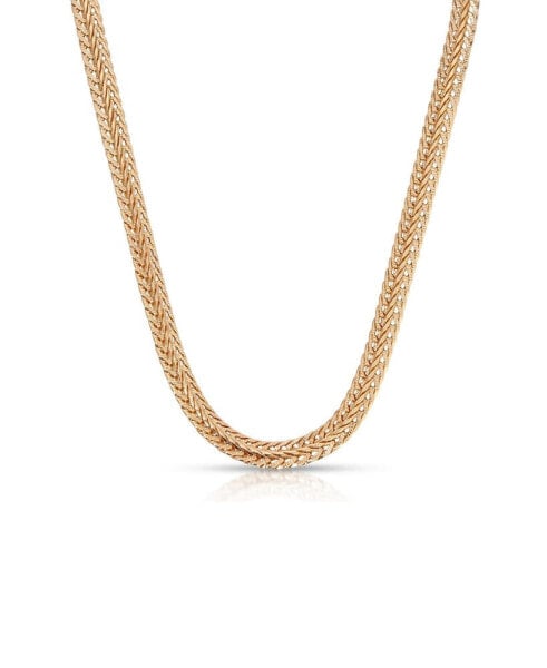 ETTIKA woven 18k Gold Plated Chain Necklace