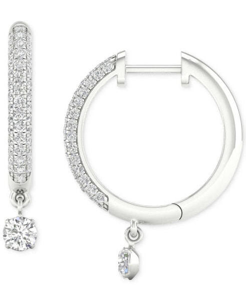 Серьги Macy's Diamond Dangle Hoop