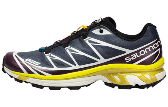 SALOMON萨洛蒙 XT-6 机能越野运动 低帮 跑步鞋 男女同款 油墨黑 / Кроссовки Salomon XT-6 410864