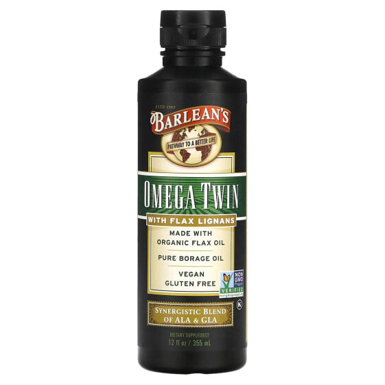 Omega Twin with Flax Lignans, 12 fl oz (355 ml)